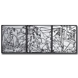 Decoración de Pared de <span class=keywords><strong>Metal</strong></span> <span class=keywords><strong>Guernica</strong></span> de Picasso, Pintura Original de Pablo Picasso, Artefacto Cúbico, Decoración de Pared de <span class=keywords><strong>Metal</strong></span> 3D Personalizable - Product Image 1