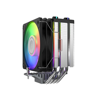 Refroidisseur de processeur Tian Jifeng J10 à tour unique, ventilateur unique 4 broches avec roulement à billes, ventilateur de refroidissement de bureau pour refroidissement par air