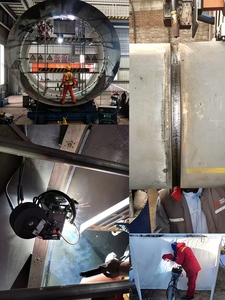 FYID G168 DC <span class=keywords><strong>MIG</strong></span> DC Motor Nouvelle machine de soudage de tuyaux orbitale automatique intelligente de type chenillé pour pipelines <span class=keywords><strong>MIG</strong></span> automatique - Product Image 6