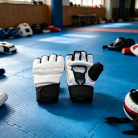 Gants de Taekwondo traditionnels approuvés pour les tournois, respirants, en cuir professionnel, antidérapants, équipement d'arts martiaux