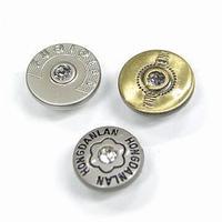 Cubiertas decorativas de moda de botón de vaqueros duraderas de buena calidad botones a presión para ropa