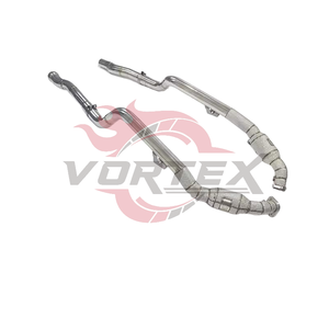 Tubo de Escape de Alto Flujo Vortex 304 con Catalizador para Mercedes-Benz SL63 W218 5.5T V8 2012–2015 con Protector Térmico, Sin Luz de Advertencia de Motor - Product Image 4