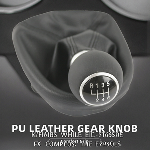 Levier de vitesses manuel ergonomique en plastique Zpartners 5/6 vitesses, pommeau de levier de vitesse pour voiture, modèle WN-SKC-SE003-S2, fabriqué à Chongqing, <span class=keywords><strong>Leon</strong></span> II - Product Image 2