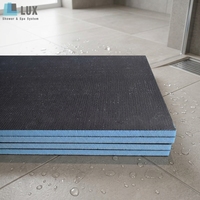Panneau mural isolant en polystyrène imperméable, recouvert de fibre de verre et de ciment, garantie 5 ans pour salle de bain et zone humide
