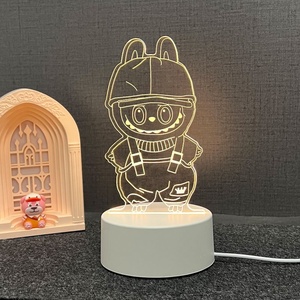 <span class=keywords><strong>Led</strong></span> ánh sáng labubu 16 màu sắc điều khiển từ xa USB 6V cạnh giường ngủ đêm Đèn bầu không khí đầy màu sắc ánh sáng quà tặng cho phòng ngủ - Product Image 3