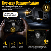 Caméra embarquée VIEVGUARB T39 avec vision nocturne, capteur G, surveillance de stationnement, enregistrement en boucle, contrôle par application, 4G LTE Cloud CAT4, 2.5K IPS, garantie 1 an