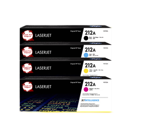 Paquete de 4 Cartuchos de Tóner HP 212A W2120A <span class=keywords><strong>W2121A</strong></span> W2122A W2123A para LaserJet Enterprise M554 M555 M578 - Product Image 1