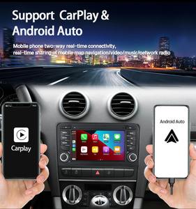 Unidad Principal de Auto con Android Auto y Carplay de 7 Pulgadas para <span class=keywords><strong>Audi</strong></span> <span class=keywords><strong>A3</strong></span> 8P <span class=keywords><strong>2003</strong></span>-2012, Radio de Auto, Reproductor de Audio Estéreo, Navegación GPS, BT, DSP - Product Image 4