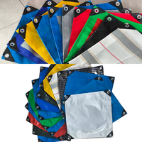 Bâche en PE imperméable et durable avec œillets renforcés, bâche poly robuste pour la couverture de camions à plateau et de transport de bois