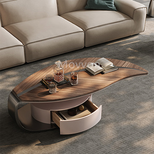 최신 디자인 모던 럭셔리 거실 대리석 <span class=keywords><strong>TV</strong></span> 스탠드 및 커피 테이블 세트 - Product Image 6