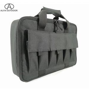 ALFA Heavy Duty Double Padded <strong>Handgun</strong> Bag for Hunting Shooting Range with Bullet <strong>Holder</strong> Bag - Product Image 2