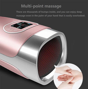 2025 Smart USB Powered Hand massage gerät mit Li-Batterie Multi-Heat Points Soft Airbag Deep Wrap Batterie beheizter Schal - Product Image 3