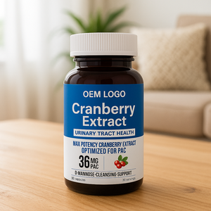 Capsules de concentré de canneberge haute puissance, extrait de canneberge enrichi en D-Mannose, gélules souples avec étiquette privée, complément alimentaire - Product Image 4