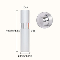 Vente flash - Atomiseur de parfum de luxe 10 ml, flacon de parfum rechargeable, flacon de parfum de voyage de poche avec boîte