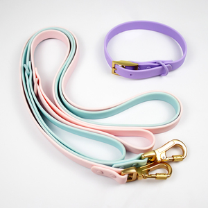 Correa y collar de perro de PVC de tendencia popular collar de perro de goma de correas suaves ajustables para perros - Product Image 6