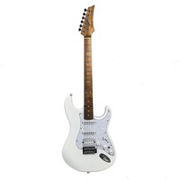 Gitar Elektrik ST-SSH 39-Inci Kayu Poplar Solid 6-Senar Multi-Warna Instrumen Bass Nada Premium untuk Musik Rock Tingkat Pemula