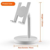 Support de tablette créatif pour le bureau, support de téléphone portable portable pour regarder la télévision au chevet, idéal pour le streaming en direct, le bureau et la maison