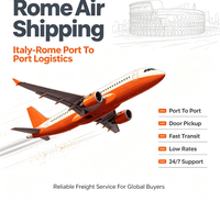 Transitaire aérien Italie Rome, livraison aérienne à domicile, suivi en temps réel, vols stables et livraison de marchandises sécurisée