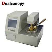 Aparato eléctrico de punto de ininflamabilidad Dualcanopy Pensky-Martens con diagrama, probador de punto de ininflamabilidad en recipiente cerrado Cleveland Abel para aceite