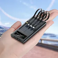 20000 mAh Super banque d'énergie solaire câble intégré Port de chargeur solaire chargeur externe batterie externe adapté pour Xiaomi iPhone 15 nouveau