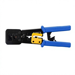 <b>Crimping</b> <b>Tool</b> 6P 8P Rj12 Rj45 <b>Wire</b> Stripper Cutter With Lever Handle For Network Cable - Product Image 4