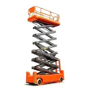 Platform pengangkat gunting hidrolik seluler, pengangkat kerja ketinggian tinggi 4M-18M kapasitas angkat beban tinggi Motor 220/380V - Product Image 1