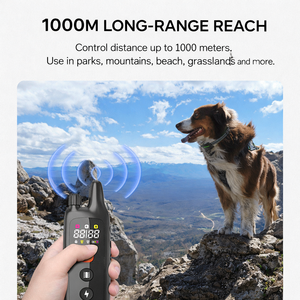 Collar de Adiestramiento Electrónico Recargable para Perros con Pantalla LCD, Antiladridos, Impermeable 3300FT, Ecológico, con Sonido y Diseño Moderno, Venta al por Mayor - Product Image 6