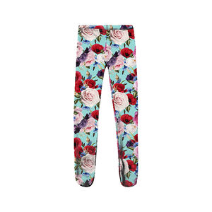 Leggings de San Valentín con Diseño Vintage de Rosas para Niñas, Pantalones de Cintura Alta y Ajustados para Bebés - Product Image 1