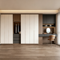 Système de dressing moderne de luxe, armoire minimaliste italienne avec éclairage LED, meuble de rangement modulaire personnalisé pour chambre et salon
