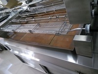 Rosticero de Pollos a Carbón Grande para Uso Comercial