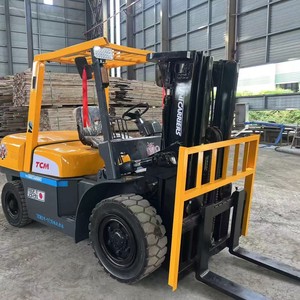 Carretilla elevadora de combustión interna diésel TCM de 5 toneladas, máquina de patio japonesa usada limpia de 4,5 m, precio bajo, carretilla elevadora de 5 toneladas y 10 toneladas a la venta - Product Image 2