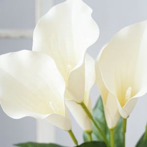 Precio de fábrica de gran tamaño Calla Lily EVA flores artificiales Real Touch Calla Lily para decoración de piezas de centro de mesa - Product Image 4