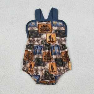 Ensemble chemise à carreaux camouflage en coton et soie de lait avec poches et imprimé cerf et short pour bébés garçons Longlv - Combinaison de chasse - Product Image 3