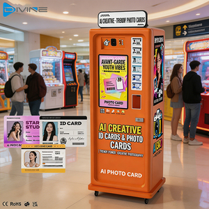 Borne photo IA multifonctionnelle pour cartes d'identité, kiosque automatique pour photos de permis d'étudiant, distributeur instantané de cartes photo pour écoles et administrations - Product Image 4