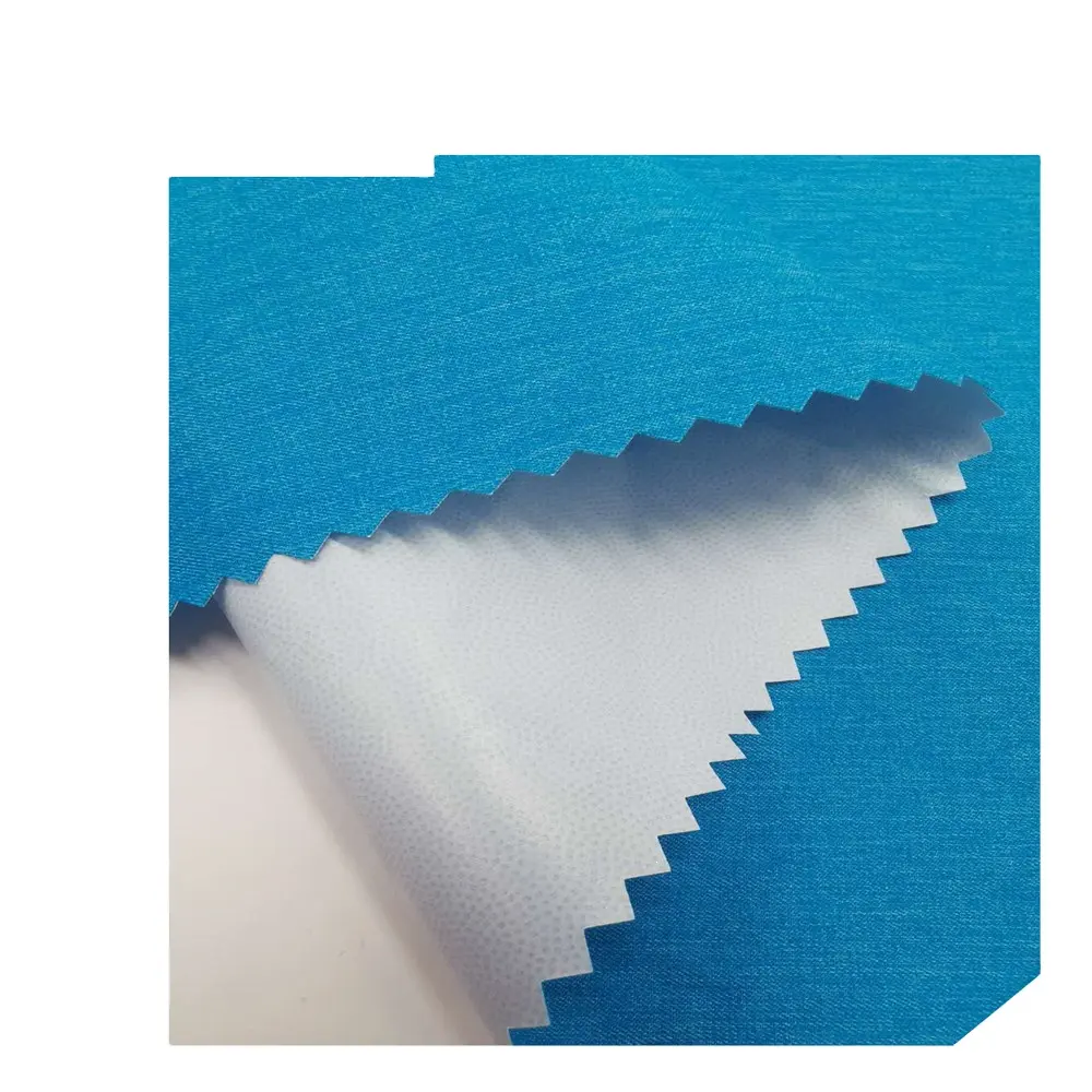 Tissu de membrane TPU contrecollé 2/2 sergé coupe-vent pour veste d'extérieur