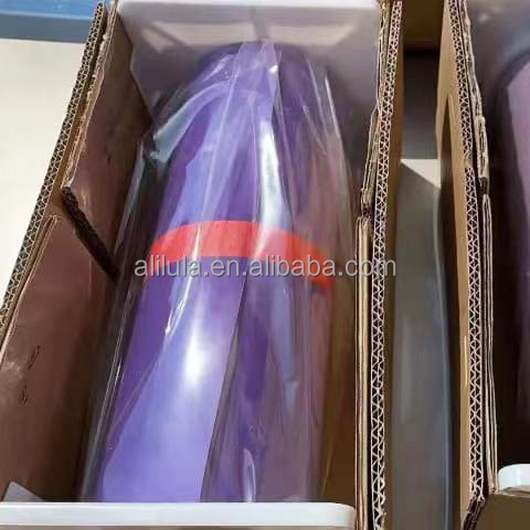 Photochromism TPU Headlight Taillight Tint Transparent Turn to Purple Chameleon Self-Adhesive Tail Lamp Cover Film Color Change