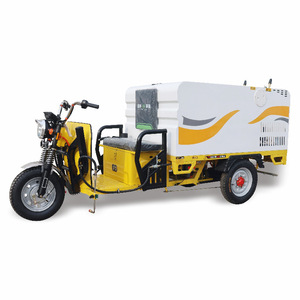 Camión de Limpieza Eléctrico de Alta Presión, Vehículo Pequeño con Aspersor de Agua para Mantenimiento de Carreteras y Limpieza Urbana - Product Image 1