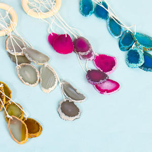 ديكور ملون على شكل غير منتظم-نوافذ منزلية أنيقة ، غرفة معيشة وشرفة ، حجر طبيعي متعدد الألوان - Product Image 3