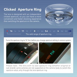 TTArtisan AF 27mm F2.8 APS-C objectif d'appareil photo sans miroir Compatible pour Sony A5000 A7RIII Fuji XA7 XT30 XT100 XE4 pour <span class=keywords><strong>Nikon</strong></span> <span class=keywords><strong>Z50</strong></span> Z5 - Product Image 4