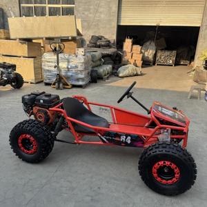 212cc 4-Stroke Go-Kart for Adults Teenagers Speed Long Range Kart with Gas Chain Drive Steering Wheel - Product Image 3