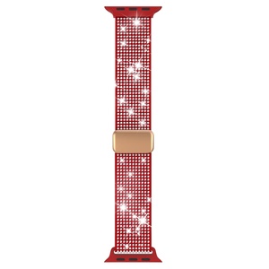 Correa de Repuesto Elástica de Nailon con Hebilla Magnética de Lujo Bling 2026 para Reloj Iwatch, Compatible con Apple Watch 10/9/8 46mm 42mm 49mm SE - Product Image 1