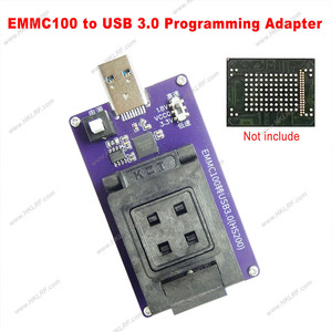 EMMC100 ~ USB3.0プログラマーソケットUSB3.0リーダーICサイズ12 * 18mm 14 * 18mm NANDフラッシュテストApdapter - Product Image 3
