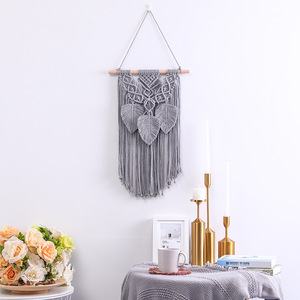 Tapiz Boho Grande de Macramé Tejido a Mano, con Borlas Decorativas, para Decoración del Hogar, Fiestas y Habitaciones - Product Image 6