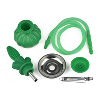 Mini chicha jetable en forme de pistolet arabe avec plastique givré pour fumer - Vente directe d'usine