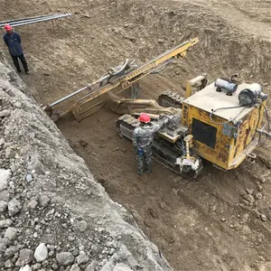 Veelzijdige Rupsband Op Krachtige Helling Anker Boorinstallatie Voor Civiele Techniek Hydraulische Rotsboor