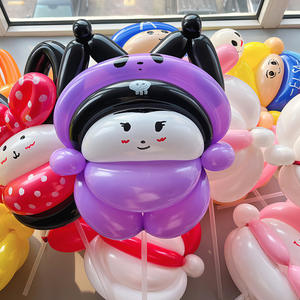 بالونات لاتكس سحرية ملتوية طويلة الشكل للبيع بالجملة ، ألعاب أطفال ذاتية الصنع لحفلات أعياد الميلاد ، بالونات لاتكس عتيقة - Product Image 6