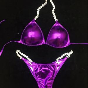 Женский Блестящий купальник с пуш-ап - Product Image 4