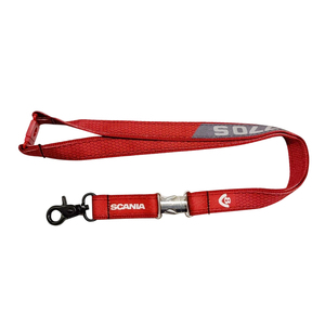 Durable Eco-friendly Detachable <b>Polyester</b> <b>Lanyard</b> RPET Heat-Transfer Card Holder <b>Lanyard</b> for ID Badge Keychain - Product Image 1