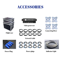 Pantalla LED Portátil para Interiores y Exteriores, P1.9 P2.6 P2.9 P3.91, Resistente al Agua, para Escenarios, Conciertos, Iglesias, Paneles de Video LED para Fondos
