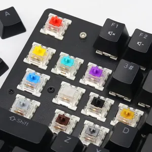 メカニカルキーボード用スイッチ 3ピン ホワイト軸リニア タクタイル サイレントスイッチ RGB LED SMD ゲーミングメカニカル MXスイッチ付き - Product Image 3